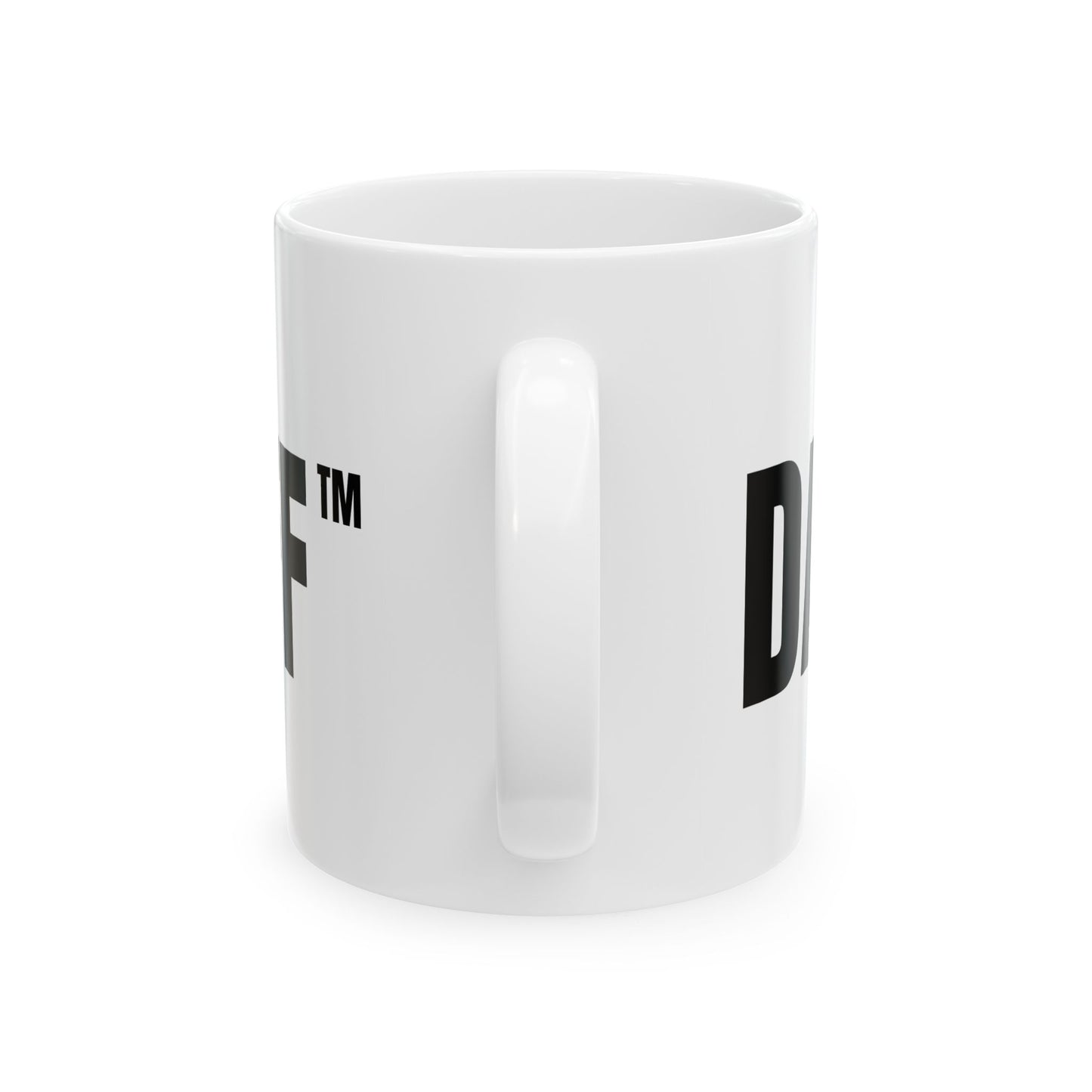 DAD'S STUFF Mug | Bold Black Text Ceramic Coffee Cup