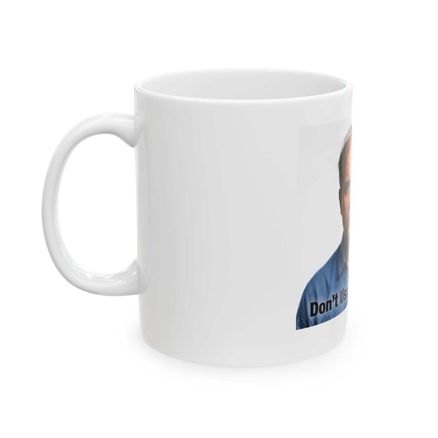 DON'T TOUCH MY STUFF Mug | Bold Black Text Ceramic Coffee Cup